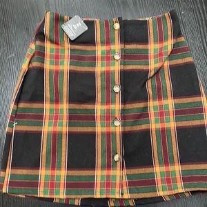 Urban outfitters urban renewal button down skirt.